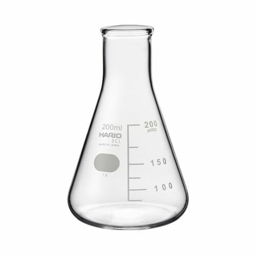 HARIO 三角フラスコ 200mL 24個入 SF-200 SCI(6-017-23) 取り寄せ商品