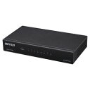 バッファロー LSW7-GT-8ES/BK Giga 8ポートスイッチ 電源外付 金属筐体 マグネット 目安在庫=○(2)
