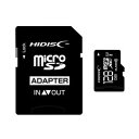 HIDISC microSDHCカード 128GB CLASS10 UHS-1対応 SD変換アダプタ付き(HDMCSDX128GCL10UIJP3) 取り寄せ商品