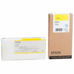 純正品 EPSON （エプソン） ICY63 PX-H6000用 インクカートリッジ 200ml (イエロー) (ICY63) 取り寄せ商品