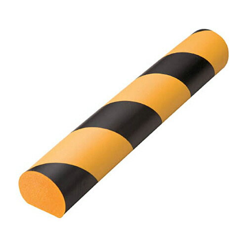 TRUSCO 安心クッション かまぼこ型 黒/黄 1本(TAC114) 目安在庫=○