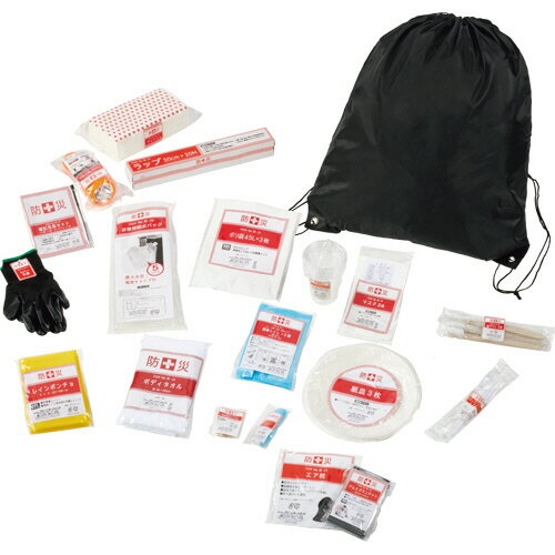 山善（YAMAZEN） ナップサック 防災20点セット 1セット(YBN-20) 取り寄せ商品