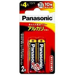 パナソニック Panasonic アルカリ乾電池単4形2本パック LR03XJ/2B 目安在庫=○