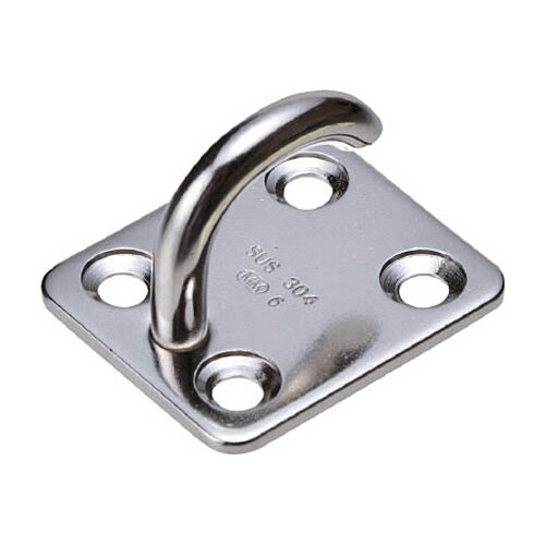 TRUSCO オープンアイプレート ステンレス製 8mm 1個(TOIP8) 目安在庫=○