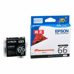 純正品 EPSON （エプソン） ICBK66 PX-7V用 インクカートリッジ (フォトブラック) (ICBK66) 目安在庫 △