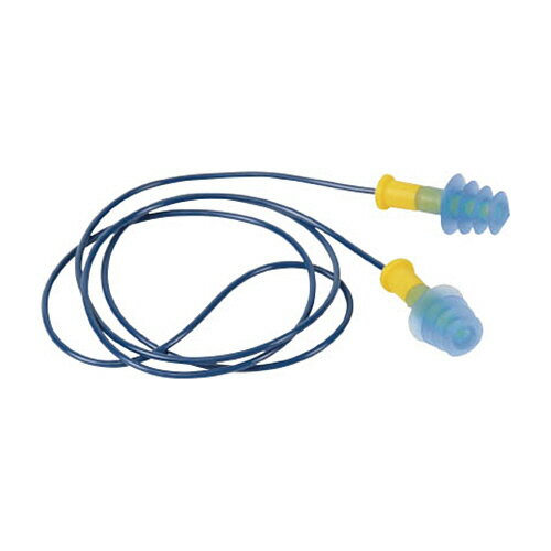 TRUSCO 耳栓 コード付 4段フランジタイプ 25dB 1組(TEK26H) 目安在庫=○