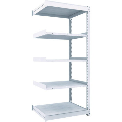 TRUSCO TUG型中量棚600kg 連結型 1500×476×H2100 5段 1台(TUG600-75S-5B) 目安在庫=○