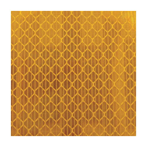 TRUSCO 高輝度反射シート カプセルレンズ型 227mm×227mm 黄 1枚(HS2222C-Y) 目安在庫=○