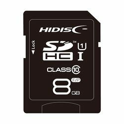 HIDISC SDHCカード 8GB CLASS10 UHS-1対応 超高速転送 Read70(HDSDH8GCL10UIJP3) 目安在庫 ○