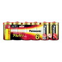 パナソニック Panasonic アルカリ乾電池 単2形6本パック LR14XJ/6SW 取り寄せ商品