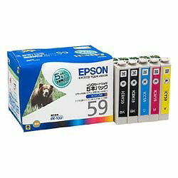 純正品 EPSON （エプソン） ビジネスインクジェット用インクカートリッジ5本パック・ブラック×2 (IC5CL59) 目安在庫=○