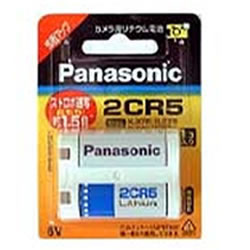 パナソニック Panasonic 2CR-5W リチウム電池 目安在庫=△
