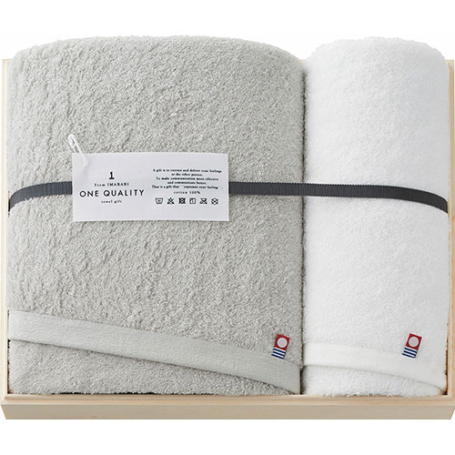 今治タオル 今治 ONE QUALITY バスタオル&フェイスタオル(C6062540) 取り寄せ商品