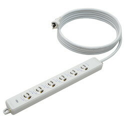 明工社 抜止OAタップ 6コ口3m 接地プラグ(MR7906TJ3) 取り寄せ商品