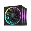 Deepcool FL12-3 IN 1/120mmケースファン 3個入りパック/ブラック/36個のARGB Gen2 LEDによる独自のライトエフェクト/M(R-FL12-BKAPN3-G) 取り寄せ商品