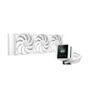 Deepcool MYSTIQUE 360 WH/360mm水冷CPUクーラー/ホワイト/2.8インチTFTディスプレイ(R-LX360-WHDSNMP-G-1) 目安在庫=△
