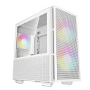 Deepcool CH360 WH/高エアフローMicroATXケース/ホワイトモデル/ARGBファン3基標準搭載/360mmラジエーター対応/強化ガラスとメ(R-CH360-WHAPE3-G-1) 目安在庫=○