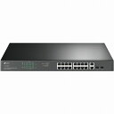 ティーピーリンク 18ポートギガビットラックマウント スイッチ(PoE+ 16ポート搭載 )(TL-SG1218MP) 目安在庫=△