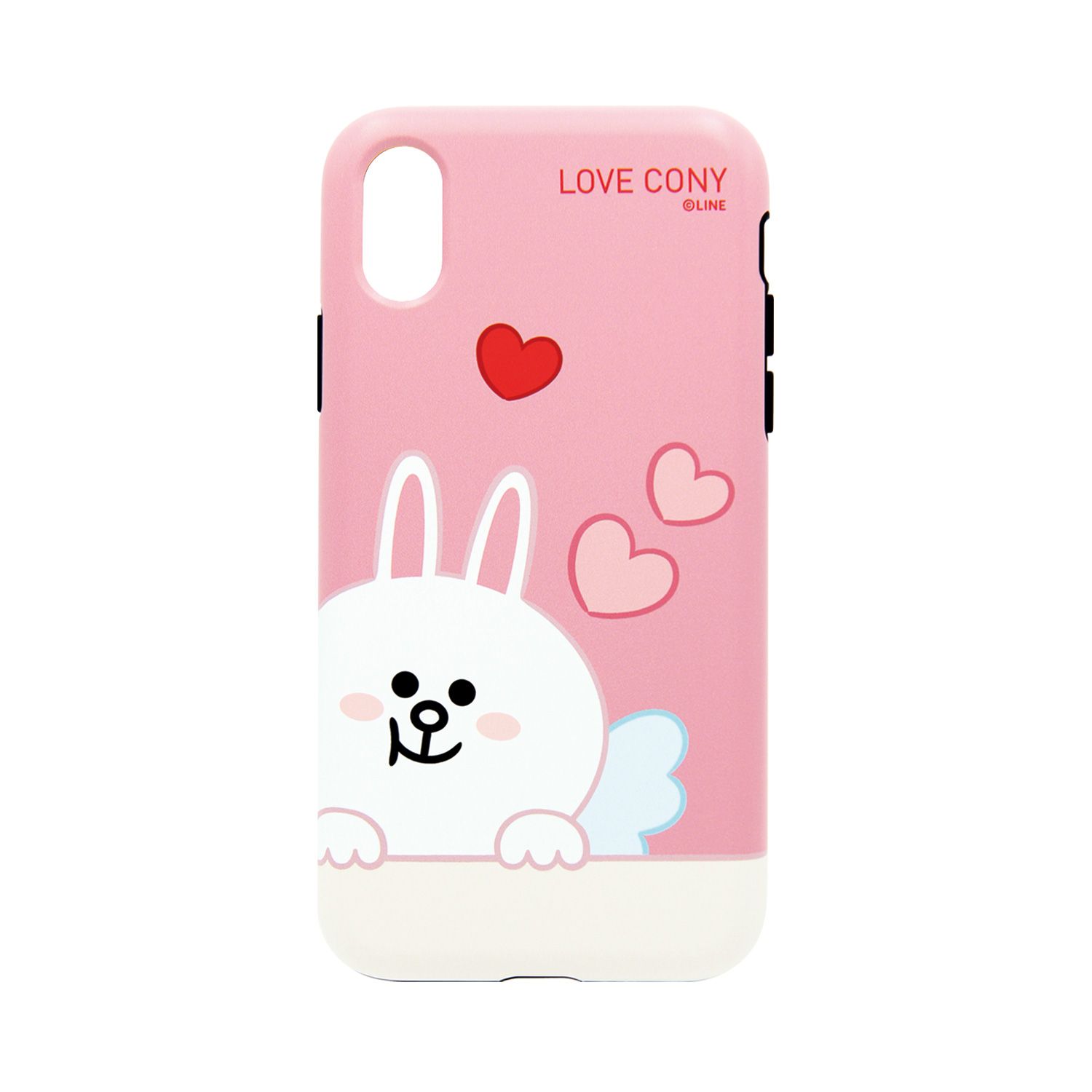 LINE FRIENDS iPhone XS Max DUAL GUARD CUPID LOVE コニー(KCL-DCL016) 取り寄せ商品