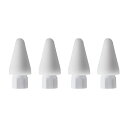 ifeli Apple Pencil用 一体型シリコンカバー付きチップ 高摩擦 (4個入り) ホワ(IFT03NW) 取り寄せ商品(2)