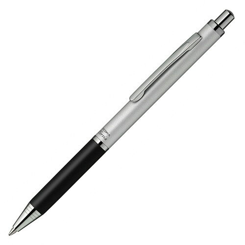ゼブラ ZEBRA 油性ボールペン フォルティア300 0.7mm 黒 (軸色 銀) 1セット(10本)(4901681209774 x10) 取り寄せ商品 compmoto-r-12115038 コンプモト 楽天市場店 パッケージ画像