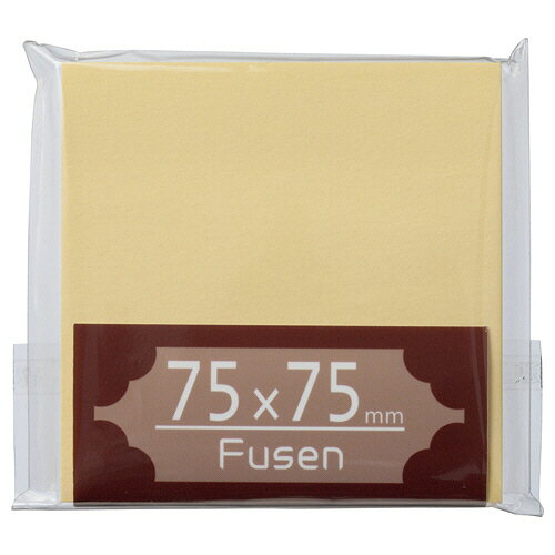 TPS ふせん 75×75mm イエロー 1セット(10冊)(4571347158434 x10) 取り寄せ商品