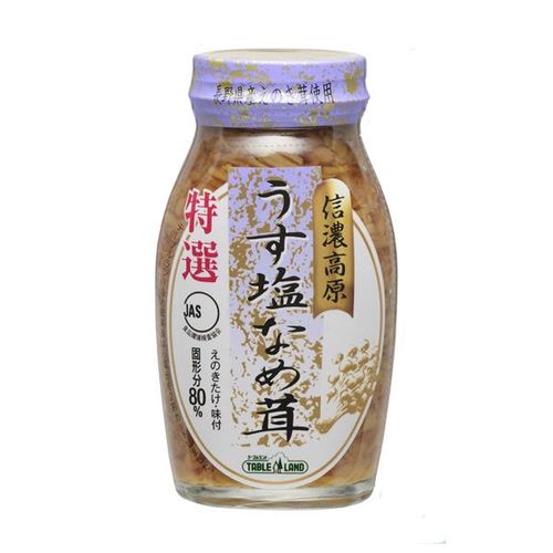 テーブルランド TBL なめ茸うす塩 80％ 180g（30個）(0000049791044 ×30) 取り寄せ商品