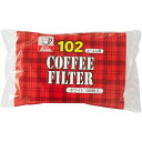 KALITA (カリタ) KALITA コーヒーフィルター 102濾紙 100枚入 ホワイト【80セット】(4901369131236 ×80) 取り寄せ商品