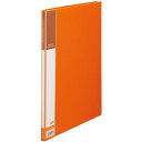 TPS 書類が入れやすいクリヤーファイル ヨコカラ A4 40ポケット背幅11mmオレンジ 1セット(10冊)(YCFA4-40YR) 目安在庫=○