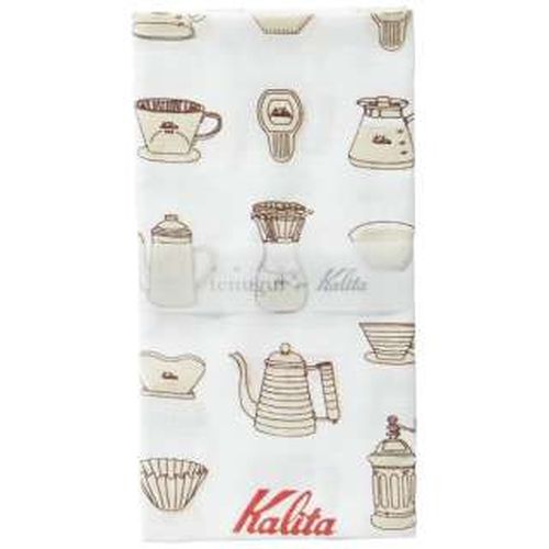 KALITA （カリタ） 手ぬぐい ブラウン 91×34.5cm【10セット】(4901369711353 ×10) 取り寄せ商品