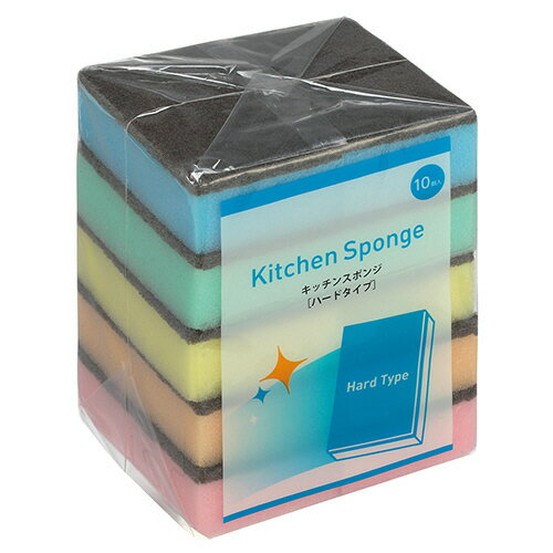 TPS キッチンスポンジ ハード 1セット(50個:10個×5パック)(4571347168907 x5) 取り寄せ商品