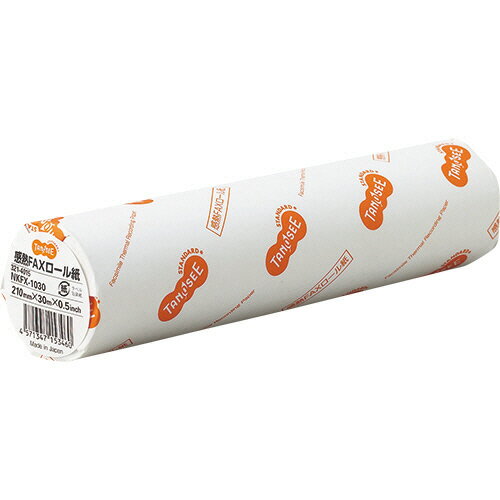 TPS 感熱FAXロール紙 A4 幅210mm×長さ30m 芯内径0.5インチ 表発色 1セット(12本)(4571347153460 x12) 取り寄せ商品