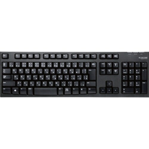 エレコム ELECOM 2.4GHzワイヤレスフルキーボード 108キー USB接続 ブラック 1セット(5台)(49531035110..