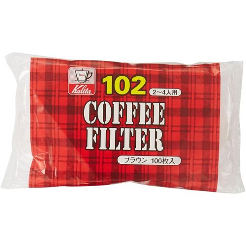 KALITA （カリタ） KALITA コーヒーフィルター 102濾紙 100枚入 ブラウン【80セット】(4901369131250 ×..
