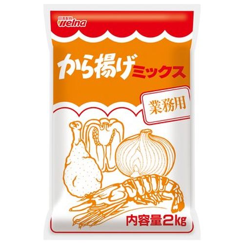 （nisshin seifun welna）※こちらは【取り寄せ商品】です。必ず商品名等に「取り寄せ商品」と表記の商品についてをご確認ください。まぶし揚げと水溶き揚げが可能です。調味料、香辛料をバランスよく配合したから揚げ粉です。