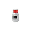 パトライト LED積層信号灯付き電子音報知器 音タイプA AC100V φ100(LKEH-110FA-R) 取り寄せ商品