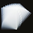 TPS 再生ダブルインデックス(ハードタイプ) A4タテ 2穴 10山 クリア 1セット(20組)(T2WPI-10CY) 目安在庫=○