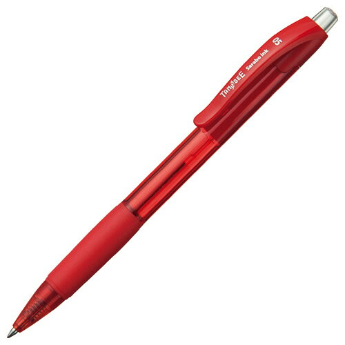 TPS ノック式油性ボールペン(なめらかインク) 0.5mm 赤 1セット(50本)(4571347157642 x50) 取り寄せ商品 compmoto-r-12113630 コンプモト 楽天市場店 パッケージ画像