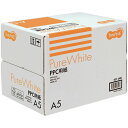 TPS PPC用紙 Pure White A5 フタ無し箱 1箱(5000枚:500枚×10冊)(PPCPW-A5) 目安在庫=○