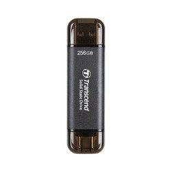 トランセンドジャパン スティック型SSD USB 10Gbps 256GB ブラック(TS256GESD310C) 目安在庫=△