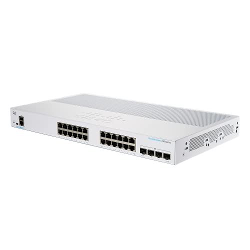 Cisco Systems(Cisco Business) CBS250 Smart 24-port GE Partial PoE 4x1G SFP(CBS250-24PP-4G-JP) 取..