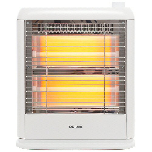 山善（YAMAZEN） 電気ストーブ ホワイト 1台(DS-E082(W)) 取り寄せ商品