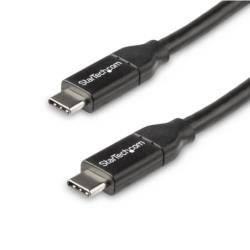 StarTech.com USBケーブル/C-C/50cm/USB 2.0/480Mbps/5A/オス・オス/BK(USB2C5C50CM) 目安在庫=○