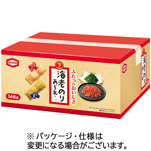 楽天コンプモト　楽天市場店亀田製菓 海老のりあられ 化粧箱 （146g/箱） 1セット（6箱）（4510656101106 x6） 目安在庫=○