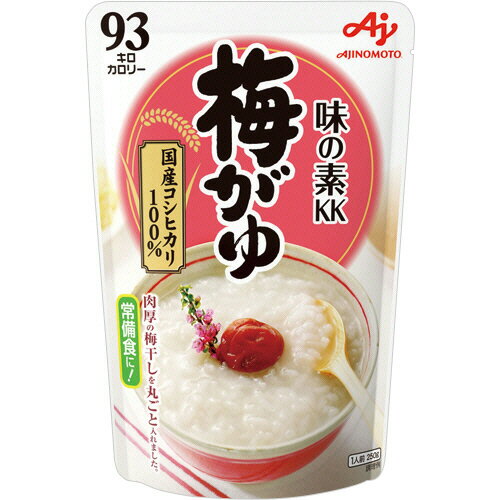 味の素 味の素KKおかゆ 梅がゆ 250g 1セット(27パック)(4901001052356 x27) 目安在庫=○
