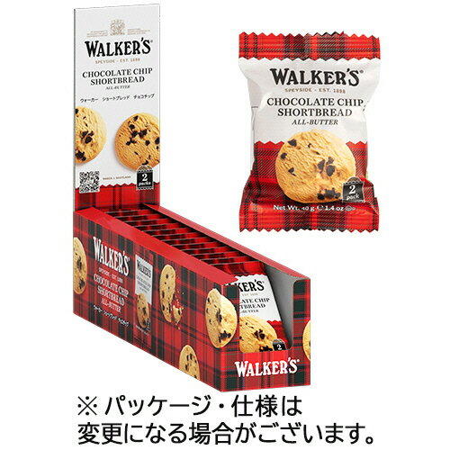ウォーカー ショートブレッド チョコチップ 1セット(24枚:2枚×12パック)(0039047005327 x12) 目安在庫=○