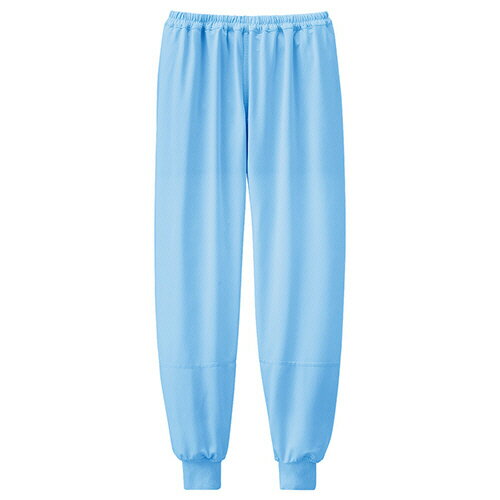 ミドリ安全 食品産業向け作業服 ベルデクセル 男女共用スラックス F18B084B ブルー 5L 1着(F18B084B-5L) 取り寄せ商品