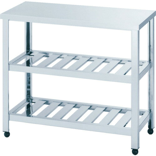 東製作所 作業台二段スノコ板付 900×450×800 1台(KT2S-900) 取り寄せ商品