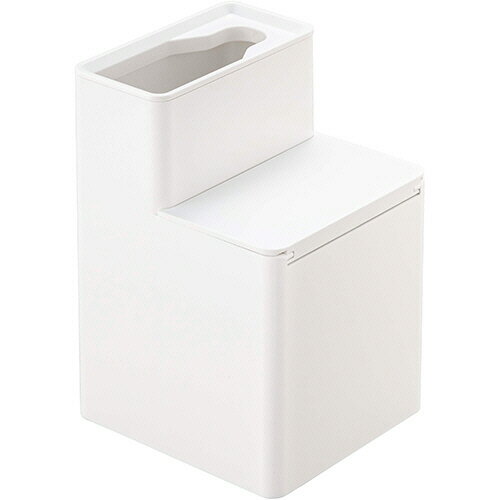 山崎実業 替えブラシ収納付き流せるトイレブラシスタンド タワー ホワイト 1個(5722) 目安在庫=○