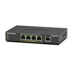 ネットギア GS305PP PoE+ キ゛カ゛5ポート アンマネージスイッチ(GS305PP-300JPS) 目安在庫=○